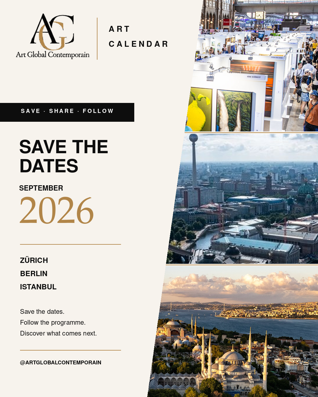 Save the Dates — AGC Art Calendar September 2026